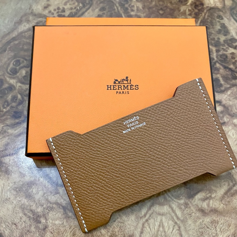 Sold Hermes Epsom 3cc Card Holder